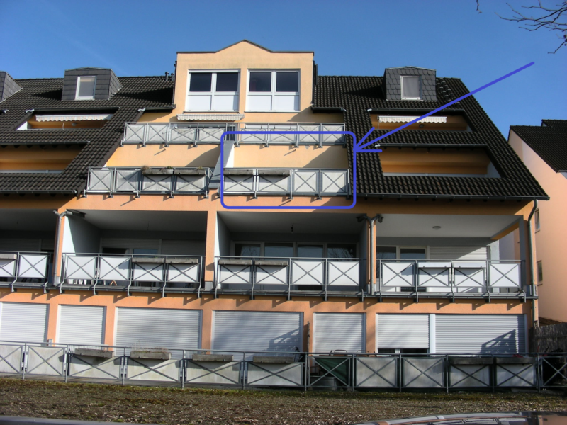 Traumhaftes, helles Studio mit Westausrichtung, Moselpanorama und großem Balkon