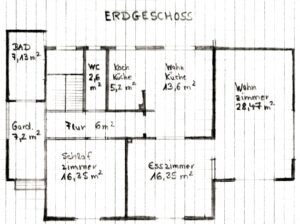 Sehr schönes freistehendes Zweifamilienhaus zum Verkauf in Damflos